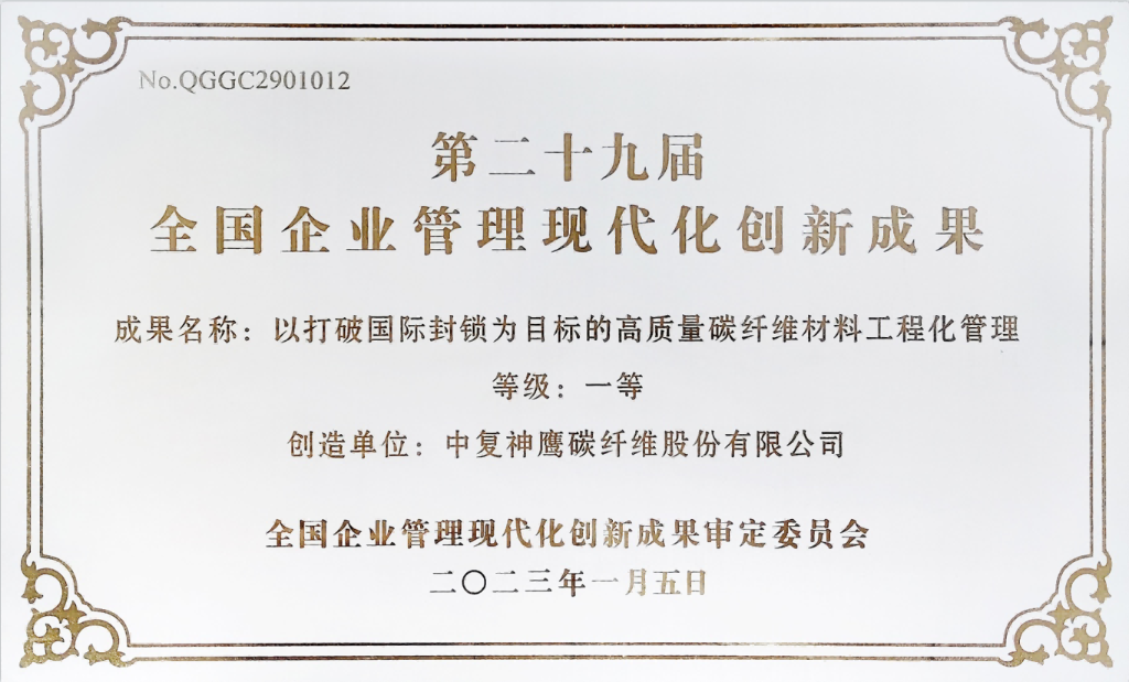 全国企业治理现代化创新成就一等奖